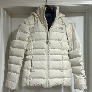 Women’s White North Face Snow Jacket